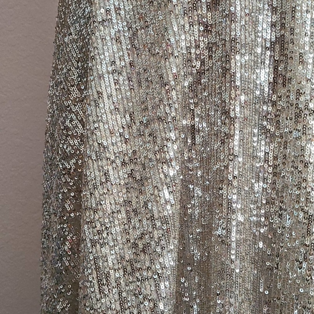 NWT Gal Meets Glam Waterfall Sequin Fit & Flare Dress - Picture 16 of 17